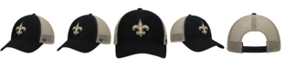 '47 Brand Men's Black New Orleans Saints Flagship MVP Snapback Hat